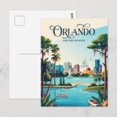 Orlando Florida Postkarte (Vorne/Hinten)