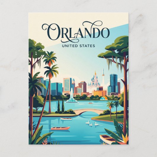 Orlando Florida Postkarte (Vorderseite)