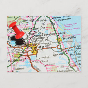 Orlando, Florida Postkarte