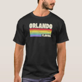 Orlando Florida Pride Rainbow Flag Gay Pride Merch T-Shirt (Vorderseite)