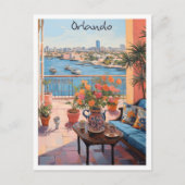 Orlando Florida Reise Ästhetik Postkarte (Vorderseite)