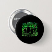 Orlando Florida Saint Patrick's Day Button (Vorne & Hinten)