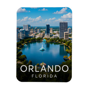 Orlando Florida See Skyline Urlaubsziel Magnet