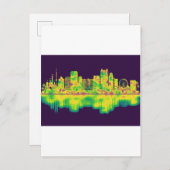 Orlando Florida Skyline Einladungspostkarte (Vorne/Hinten)