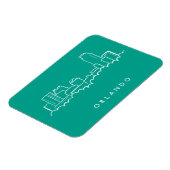 Orlando Florida Skyline Magnet (Linke Seite)