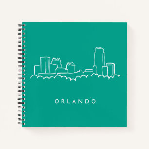 Orlando Florida Skyline Notizblock