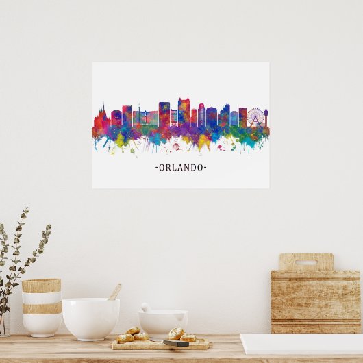 Orlando Florida Skyline Poster (Küche)