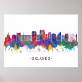 Orlando Florida Skyline Poster (Vorne)