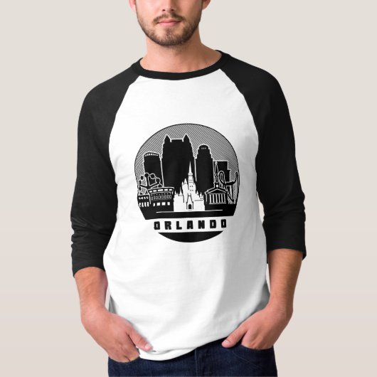 Orlando Florida Skyline T-Shirt (Vorderseite)