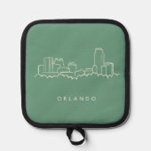 Orlando Florida Skyline Topflappen (Vorderseite)