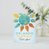 Orlando Florida Sunshine Postkarte (Stehend Vorderseite)
