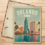 Orlando Florida Vintag High Gebäude Palm 1960s Postkarte<br><div class="desc">Vintages Orlando Hohe Gebäude und Meer mit Palmen. Orlando in Florida. Dieses Retro-Design ist ein großartiges Weihnachts- oder Geburtstagsgeschenk für Liebhaber des Strandes von Orlando. Das Retrodesign der Sommervibes ist ein perfektes Geschenk für Reisende und Urlauber.</div>