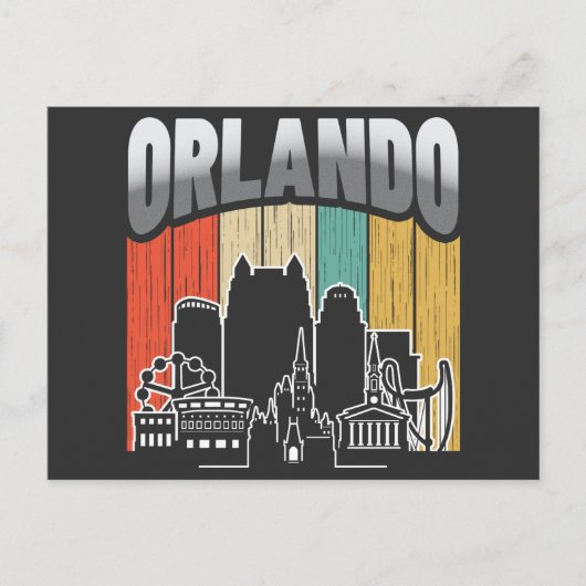 Orlando Florida Vintag Postkarte (Vorderseite)