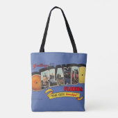 Orlando Florida Vintag Retro Design Tasche (Rückseite)