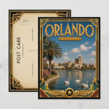Orlando Florida Vintage Art Deco Golden Age