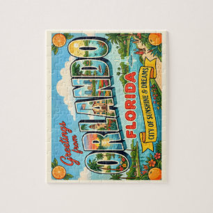 Orlando Florida Vintage Reise Puzzle