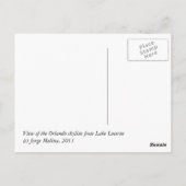 Orlando, Florida vom Vierwaldstättersee Postkarte (Rückseite)