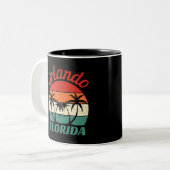 Orlando Florida Zweifarbige Tasse (Vorderseite Links)