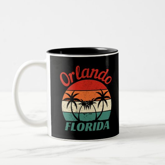 Orlando Florida Zweifarbige Tasse (Links)
