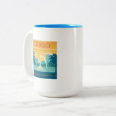 Orlando Florida Zweifarbige Tasse (Vorderseite Links)