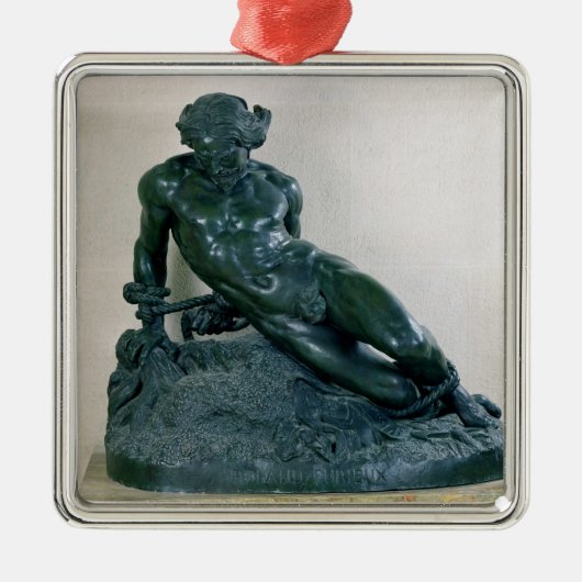 Orlando Furioso Silbernes Ornament (Vorne)