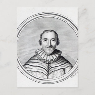 Orlando Gibbons, graviert von J. Caldwall Postkarte