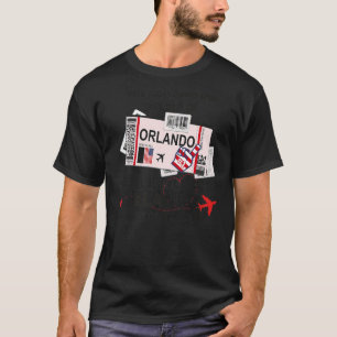 Orlando Girl - Orlando Boarding Pass Premium T-Shirt