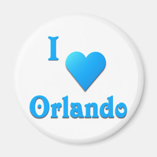 Orlando -- Himmel-Blau Magnet