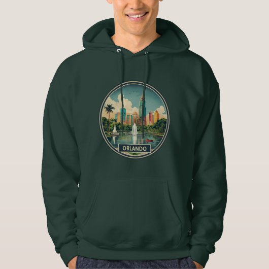 Orlando im Vintagen Stil Hoodie (Vorderseite)