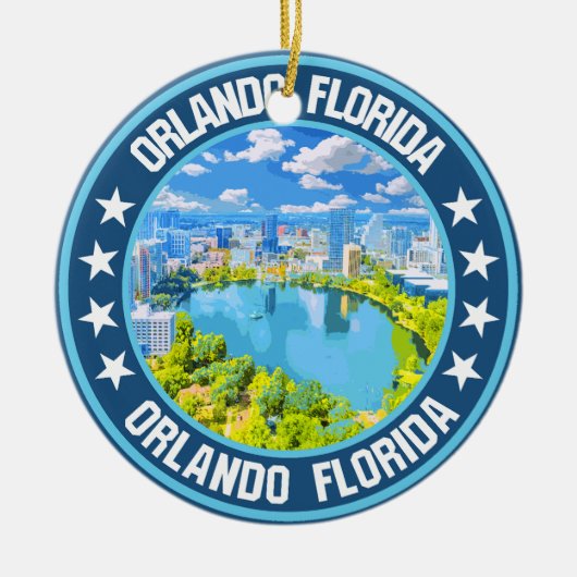 Orlando Keramik Ornament (Vorne)