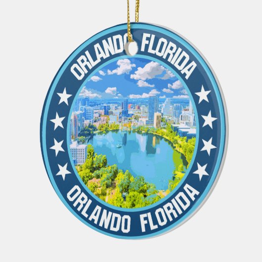 Orlando Keramik Ornament (Links)