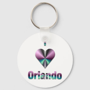 Orlando -- Lila u. Türkis Schlüsselanhänger