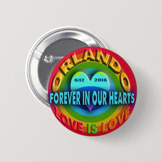 Orlando Memorial Button (Vorne & Hinten)