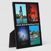 Orlando, Miami, South Beach Collage Fotoplatte (Seite)