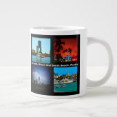 Orlando, Miami, South Beach Collage Jumbo-Tasse (Rechts)