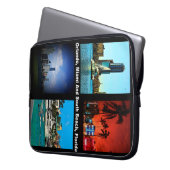 Orlando, Miami, South Beach Collage Laptopschutzhülle (Vorderseite Links)