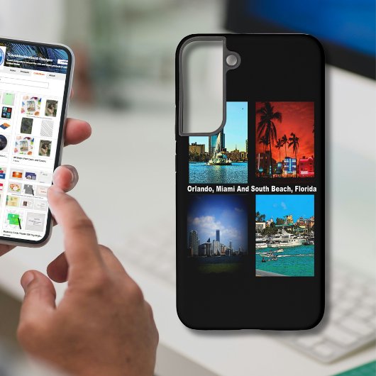 Orlando, Miami, South Beach Collage Samsung Galaxy Hülle