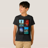 Orlando, Miami, South Beach Collage T-Shirt (Vorne ganz)
