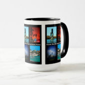 Orlando, Miami, South Beach Collage Tasse (VorderseiteRechts)