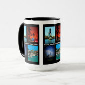 Orlando, Miami, South Beach Collage Tasse (Vorderseite Links)