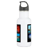 Orlando, Miami, South Beach Collage Trinkflasche (Rückseite)