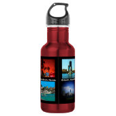 Orlando, Miami, South Beach Collage Trinkflasche (Vorderseite)