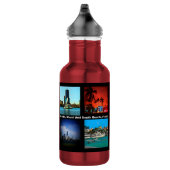 Orlando, Miami, South Beach Collage Trinkflasche (Rechts)