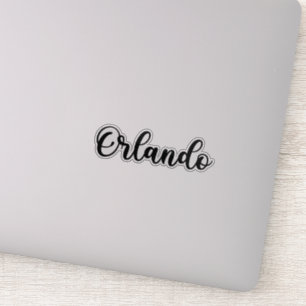 Orlando Name - Handgeschriebene Kalligrafie Aufkleber
