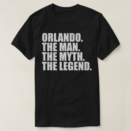 Orlando Orlando Name Orlando Vorname T-Shirt (Design vorne)