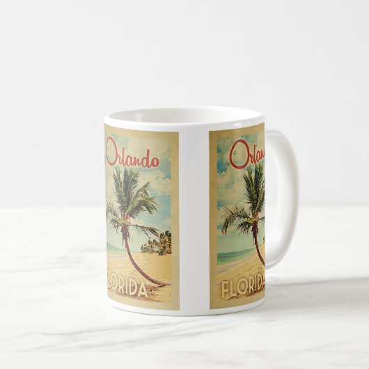 Orlando Palm Tree Kaffeetasse (VorderseiteRechts)