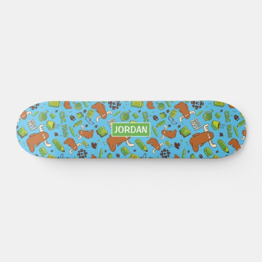 Orlando Pattern Personalisiert Skateboard (Horizontal)