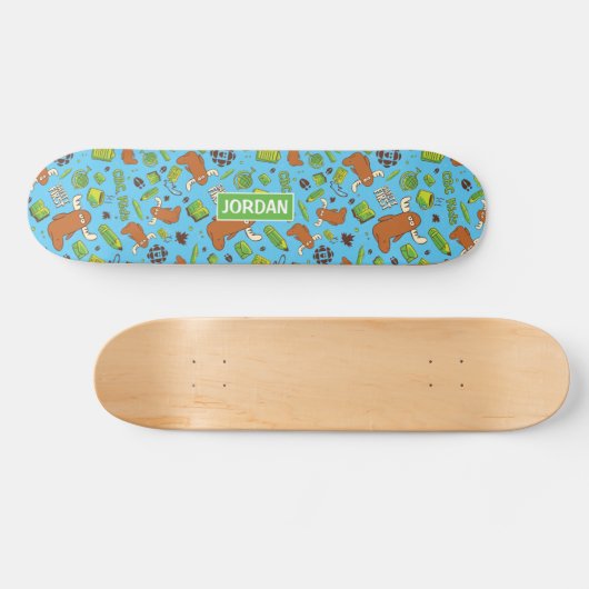 Orlando Pattern Personalisiert Skateboard (Horizontal)
