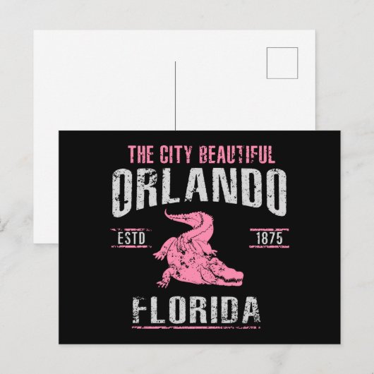 Orlando Postkarte (Vorne/Hinten)