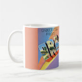 Orlando Retro Gruß Postkarte Tasse (Links)